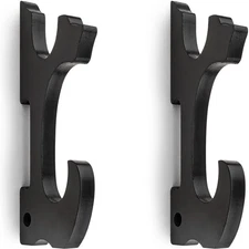 Sword Holder Wall Mount 2-Tier Hook Katana Holder Adjustable Display Hanger f...