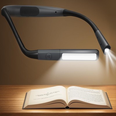 Rechargeable Neck Light, 100Hrs Long Lasting Neck Reading Light, 5 Colors & S...