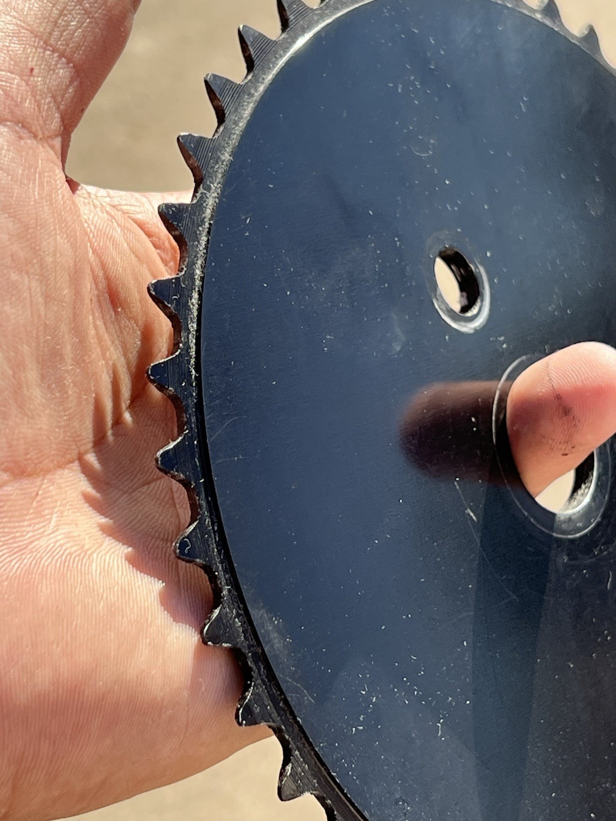 Fishbone FLY DISC 44T Chain Wheel 7075 Aluminum Alloy BMX FISHBONE LOGO