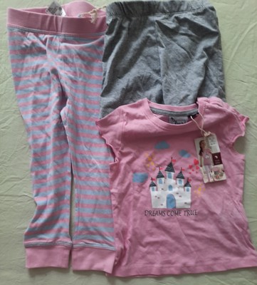 Schlafanzug Gr. 86/92 Pocopiano Mädchen Pyjama Hose Short Shirt neu