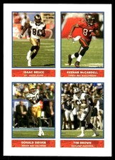 Isaac Bruce  Keenan McCardell  Donald Driver  Tim Brown 2004 Bazooka #28