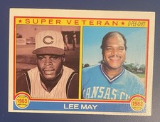 Lee May Super Vet O Pee Chee 1983 Baseball Card #378