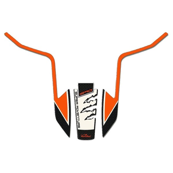 Aufkleber 3D Kompatibel Mit Ktm 1290 Super Adventure S 2017-2020 KotflüGel-image