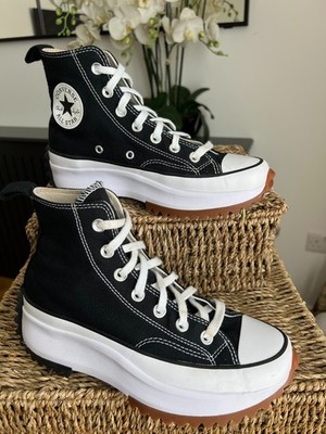 Converse Run Star Hike High-Top Canvas Plateau Sneaker UK 5 EU 38