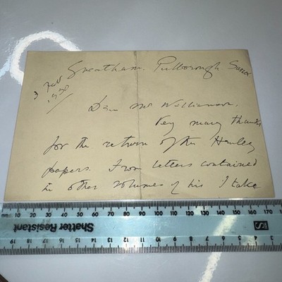 Wilfrid Meynell Newspaper Publisher Editor ALS Autograph Letter Pulborough 1930