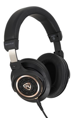 Rockville PRO-E90 250 Ohm Semi Open-Back Studio Headphones+Case+Detachable Cable