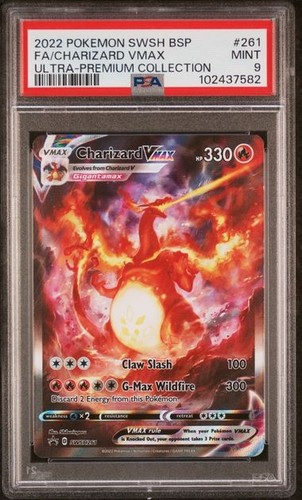 Charizard VMAX graded PSA 9 for sale on eBay