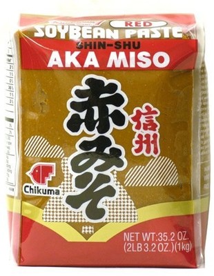 Traditional Red Miso Soybean Paste - 2.2 Lb | Rich Umami Flavor for Authentic...