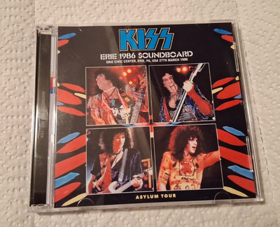 KISS ERIE PA 03-11-1986 2 CD'S SOUNDBOARD! ACE FREHLEY ERIC CARR BRUCE KULICK