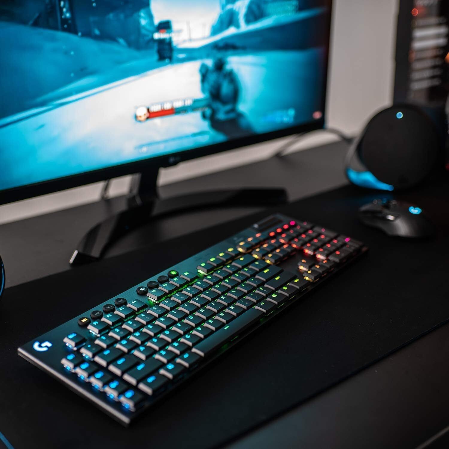 Logitech G915 LIGHTSPEED RGB Mechanical Gaming Keyboard - Linear