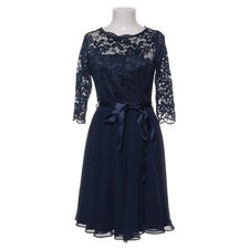 Swing, Kleid, Größe: 42, 777588-10, Blau, Elasthan/Polyamid/Polyester #AGC