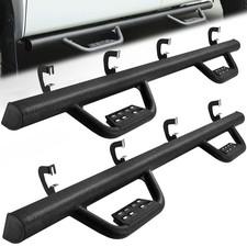For 2007-2018 Silveradosierra 1500 Crew Cab 3 Drop Step Nerf Bar Running Board