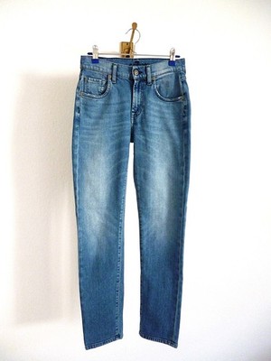 7 For All Mankind Jeans - Alabama Mid - Relaxed Skinny - Blue Used Look - Gr. 23