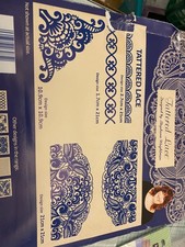 Tattered Lace Gitter Spitze Prägefolder Ref20466