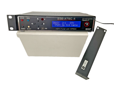 Contemporary Research 232-ATSC 4K HDTV MPEG2/4 Tuner with Power Adapter