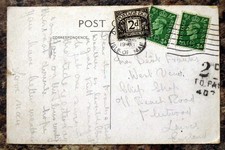 GB 1940 Isle of MAN Postcard with Postage Due 2d to Pay Used GS835