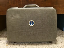 Vtg American Tourister Tiara Briefcase w/ Accordion File / Dept Air Force Logo