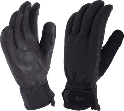 SealSkinz Women's All Season Outdoor Gloves Ski Gloves, Black/Charcoal, G