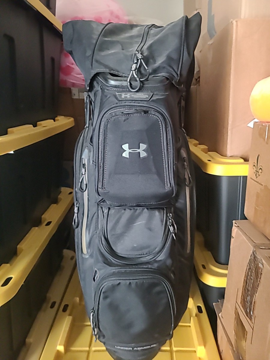 VERY RARE ** Under Armour Armada Cart Bag Black 14-Way | eBay