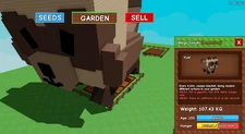 Godly Mega Tankuki 107.4 KG! - Grow A Garden - Roblox - Fast & Easy!