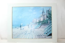 Claude Monet Matted Print The Beach At Trouville 24" x 30"