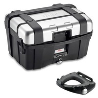 Givi Bauletto TRK46N 46LT Schwarz Mit Piastra FüR Yamaha Fjr 1300 2018-2020