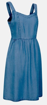 Chambray Dress With Pockets Size 18 Blue Lightweight Mountain Warehouse