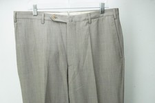 Incotex Brown S100s Natural Stretch Wool Dress Pants Trousers 52 EU Brand NEW