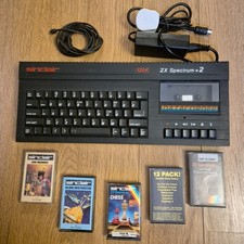 Sinclair ZX Spectrum 128k Plus +2B Refurbished Computer Vintage Tested & Working