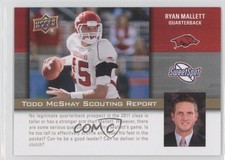 2011 Upper Deck Sweet Spot Todd McShay Scouting Report Ryan Mallett #TM-20 1u6