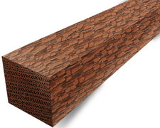 BEAUTIFUL EXOTIC LEOPARDWOOD TURNING BLANK WOOD TURNING LUMBER 3" X 3" X 12"