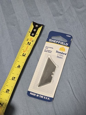 Sheffield Standard Utility Blades 5 Pack 12850 New