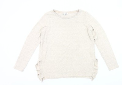 Next Petite Damen Pullover Pulli beige Größe 16P Perlenstrick