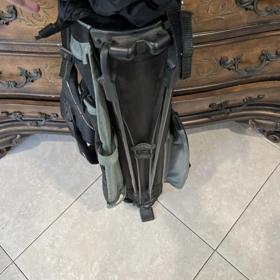 Bolsa de transporte con soporte de golf Nike negra aire envío rápido con cubierta para lluvia Foto 4 de 4