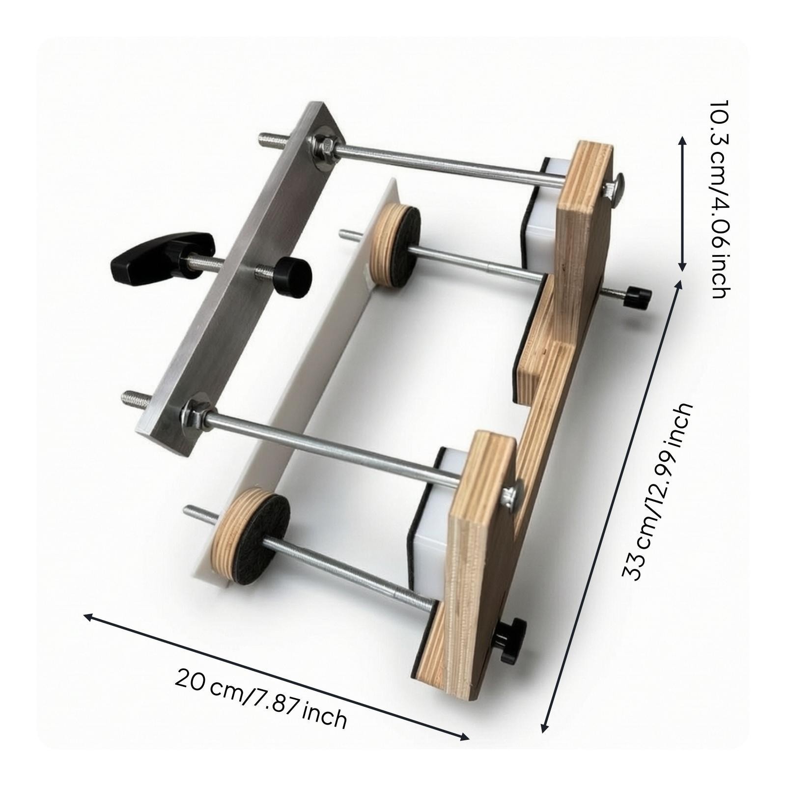 Guitar Neck Reset Tool Kit Kit Strumento Rimozione Collo Chitarra Professionale Regolabile foto 2