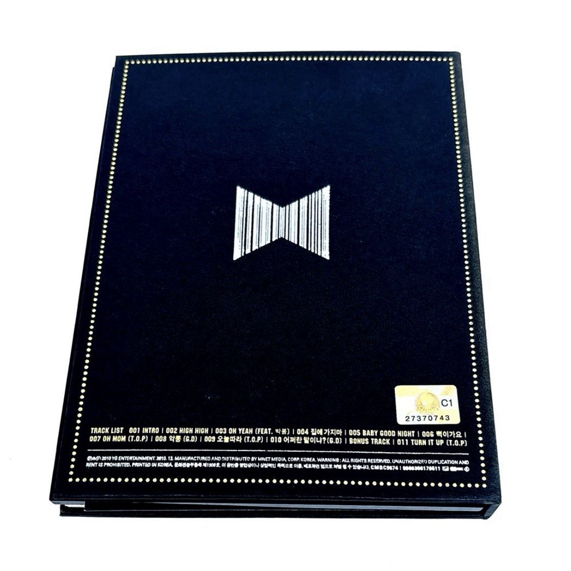 BIGBANG GD & TOP First Album Gold Ver. CD+Photobook K-POP G-Dragon