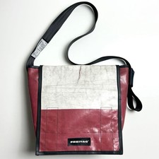FREITAG DEXTER Borsa a tracolla grande vintage rossa messenger