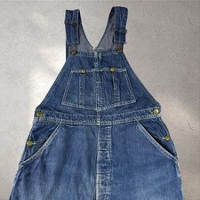 60s Oshkosh B Gosh Men  s 34x31 Union Made Denim Overalls Vintage Workwear