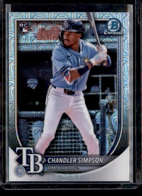 #ad 2025 Bowman Chrome #18 Chandler Simpson Mega Box $2.25