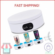 YVV Turner Cup Rotating Display Stand for Epoxy Glitter Tumbler, 360 Degree Auto