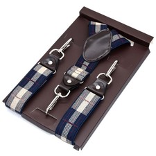 Men's Suspenders Trouser Braces Jeans Casual Y-shaped Hook Sturdy Formal Wear
