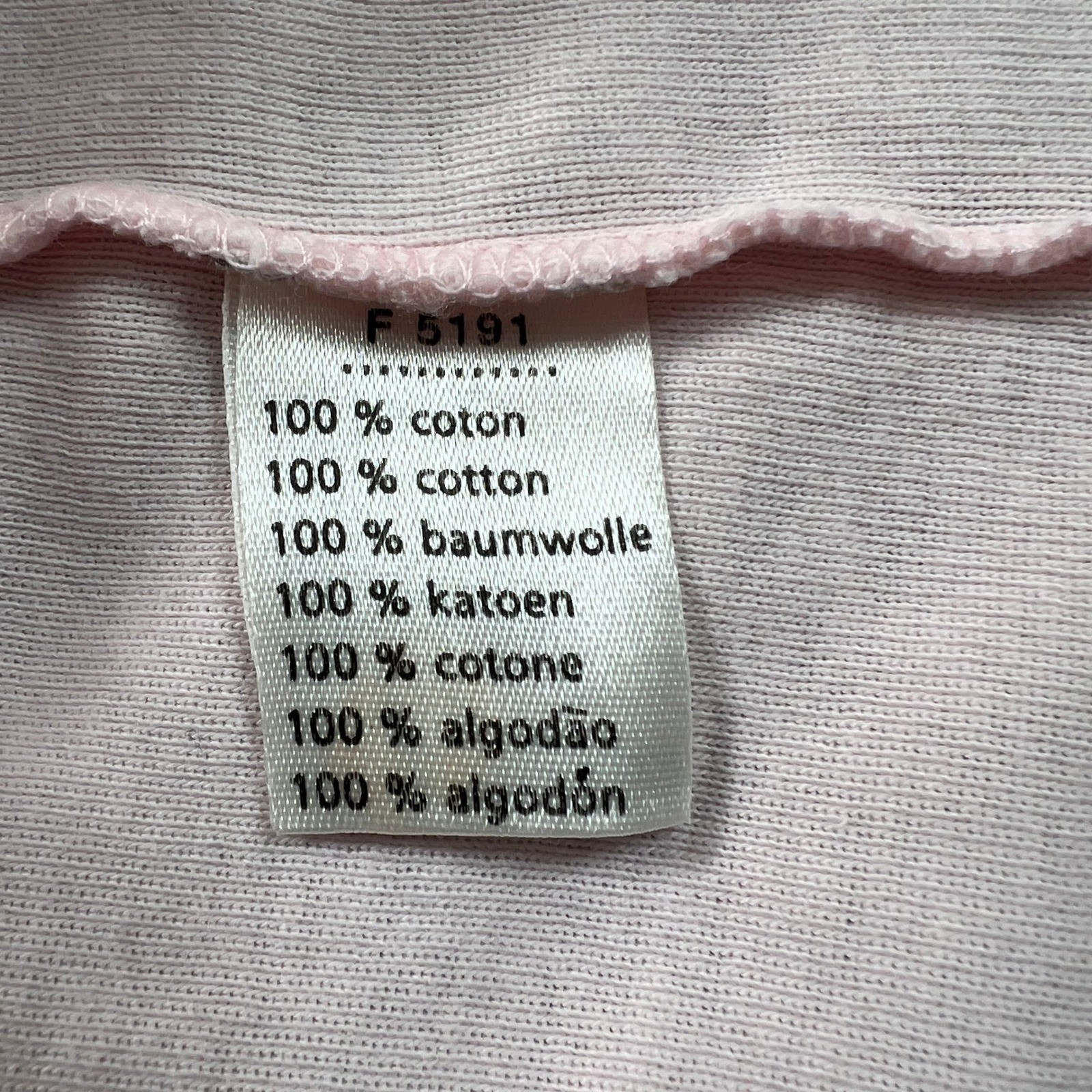 Lacoste Women's V-Neck Long Sleeve T-Shirt Light Pink US Size L(EU/10) VTG NWT thumbnail 6