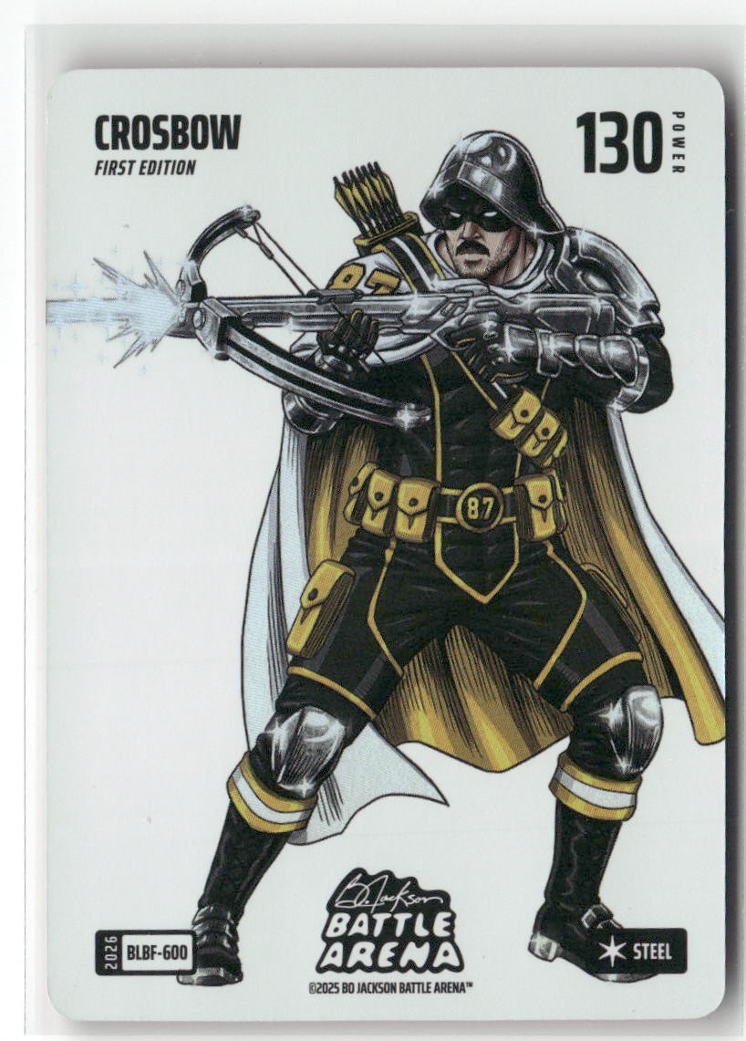 2026 Bo Jackson Battle Arena #BLBF-600 Sidney Crosby CROSBOW Blizzard Battlefoil
