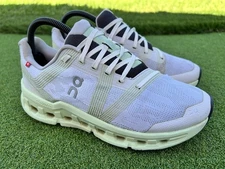 On Cloudgo Women's Road Running Shoes Size 7.5 White Meadow Green Lace Up