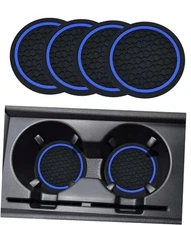 4PCS Car Coasters,Car Cup Coasters,Car Coasters for Cup Holders,Car Black&blue