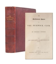 Charles Dickens / The Posthumous Papers of the Pickwick Club 1st Edition 1837