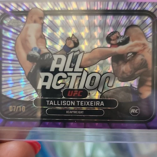 Topps 2026 Topps Chrome UFC Tallison Teixeira All Action AA-22 RC  07/10
