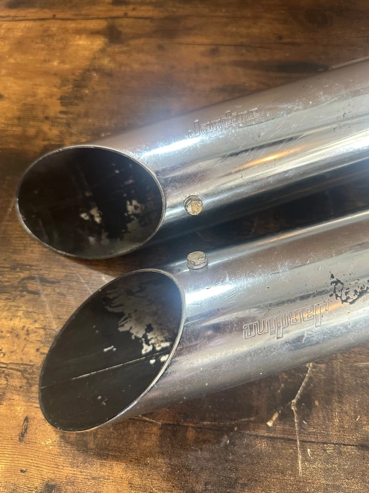 85-86 YAMAHA XJ700 XJ 700 MAXIM Jardine Exhaust Mufflers Silencers Slip Ons - Изображение 2 из 4