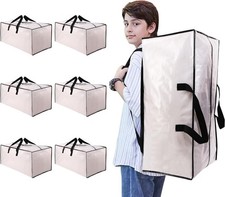 Heavy Duty Moving Bags with Backpack Straps and Strong Handles, Alternative t...