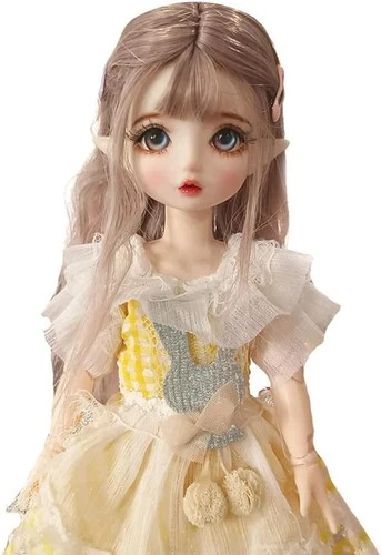 Original Elf Ear Design BJD Doll 1/6 SD Dolls 11.8 Inch 18 Ball Jointed Doll ...